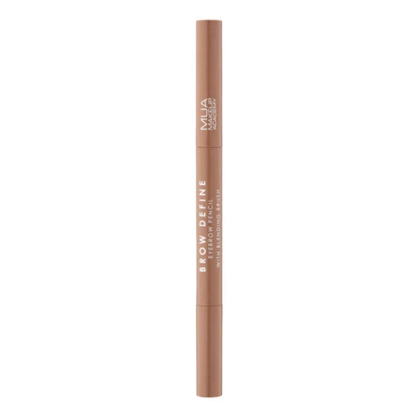 MUA Brow Define Eyebrow Pencil With Blending Brush Light Brown