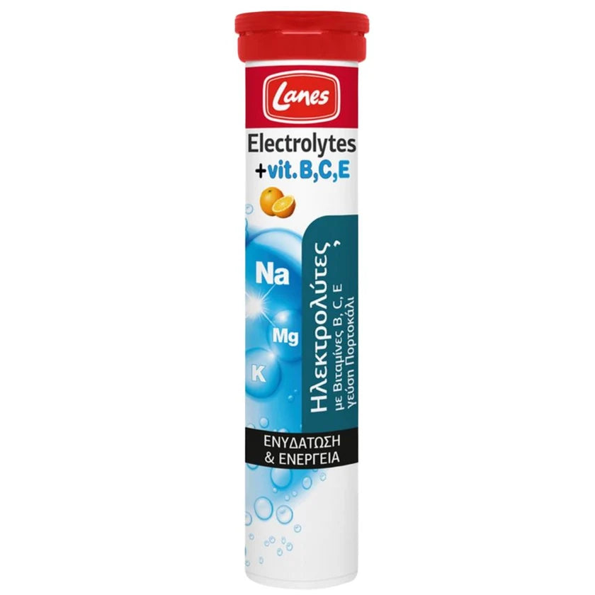 Lanes Electrolytes +Vitamin B,C,E 20 αναβράζοντα δισκία