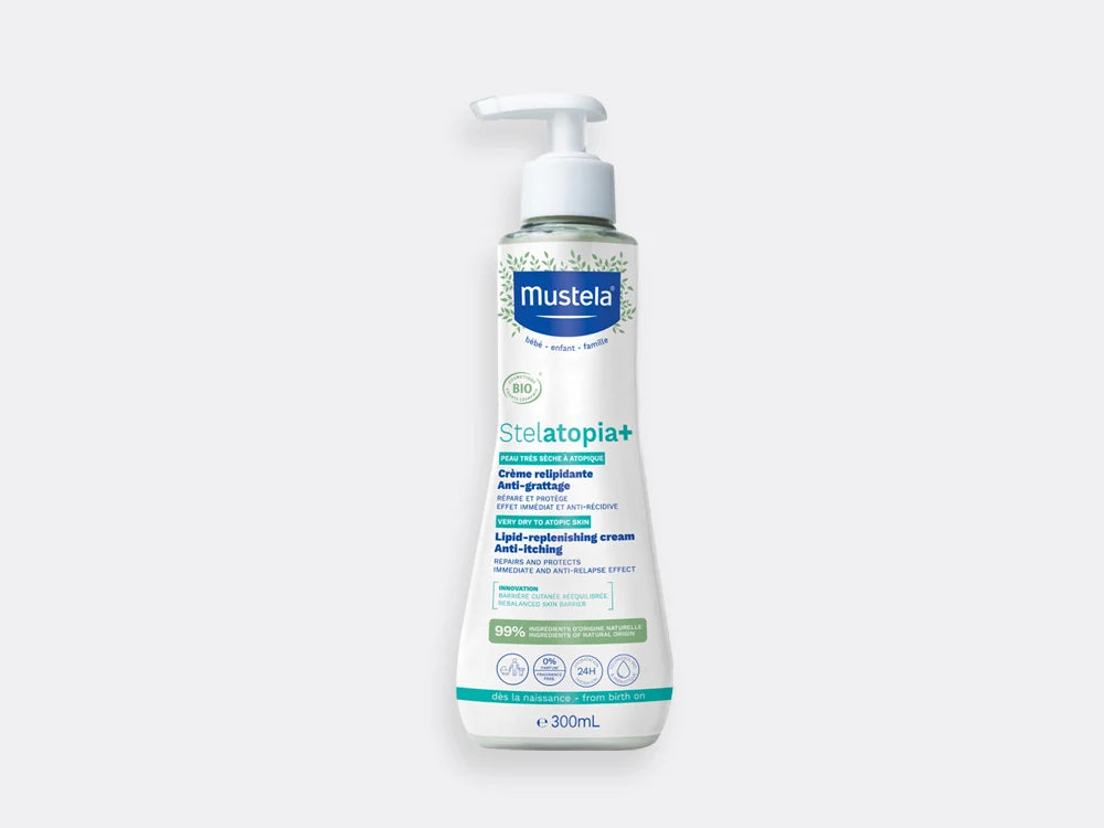 Stelatopia+ Lipid-Replenishing Cream Mustela Μαλακτική Κρέμα Σώματος 300ml