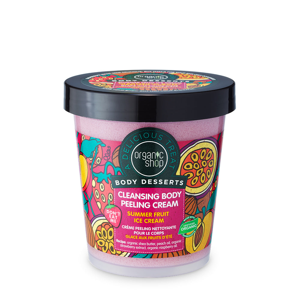 Organic Shop Peeling-Cream Σώματος Body Desserts Summer Fruit Ice Cream 450ml