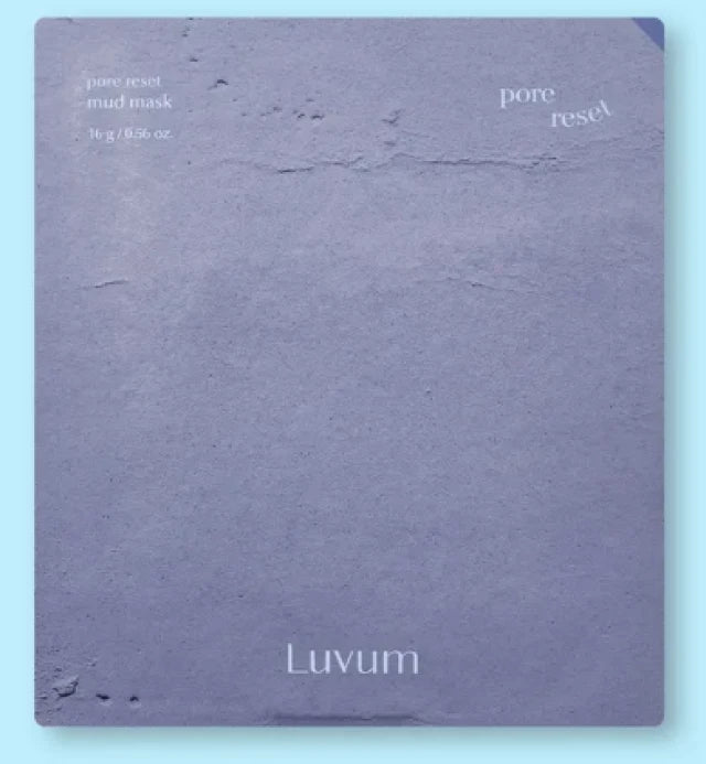 Luvum Pore Reset Mud Mask Υφασμάτινη Μάσκα κατά των ανοιχτών πόρων