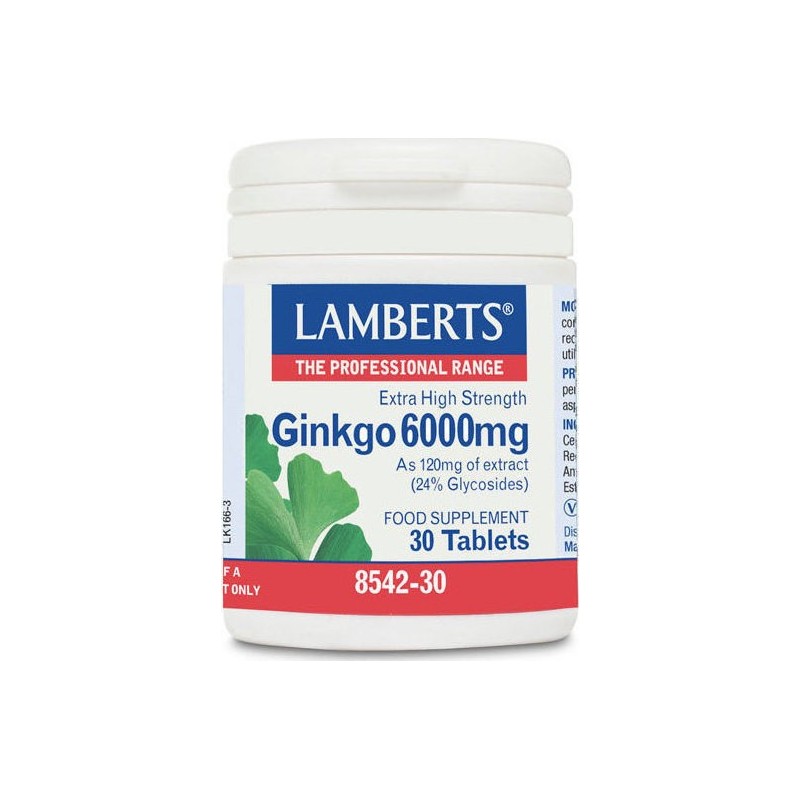 Lamberts Ginkgo Biloba 30 ταμπλέτες