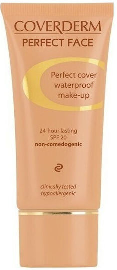 Coverderm Perfect Face Waterproof SPF20 Liquid Foundation 30ml