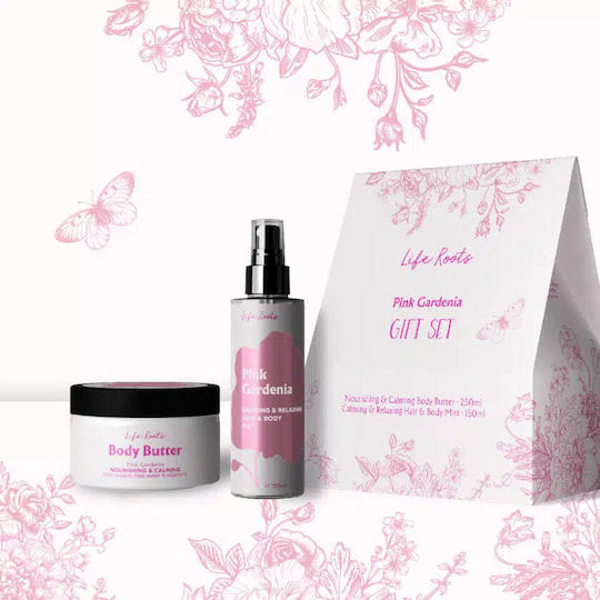 Life Roots Pink Gardenia Σετ Περιποίησης 2τμχ