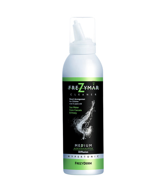 Frezyderm Frezymar Cleaner Medium Aloe & Eucalyptus από 6 Ετών Ρινικό Σπρέι με Θαλασσινό Νερό για Όλη την Οικογένεια 120ml
