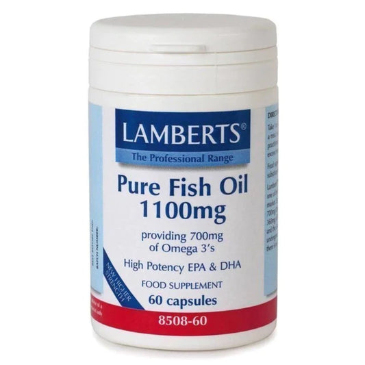 Lamberts Pure Fish Oil 1100MG (EPA) Ωμέγα-3  60 κάψουλες