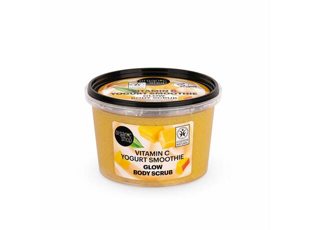 Organic Shop Body Scrub Vitamin C Yogurt Smoothie Scrub Σώματος για Λάμψη με Βιταμίνη C Smoothie Γιαουρτιού 250ml