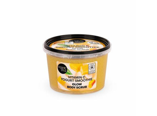 Organic Shop Body Scrub Vitamin C Yogurt Smoothie Scrub Σώματος για Λάμψη με Βιταμίνη C Smoothie Γιαουρτιού 250ml