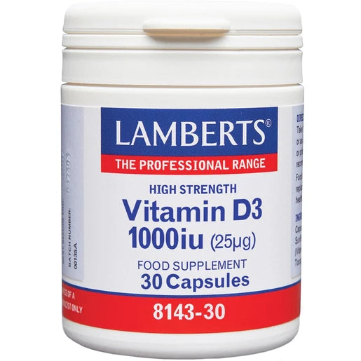 Lamberts Vitamin D3 1000iu 30 Κάψουλες