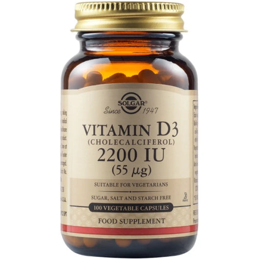 Solgar Vitamin D3 2200 IU 50 κάψουλες