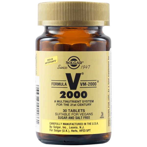 Solgar VM 2000 Πολυβιταμίνη 30 ταμπλέτες