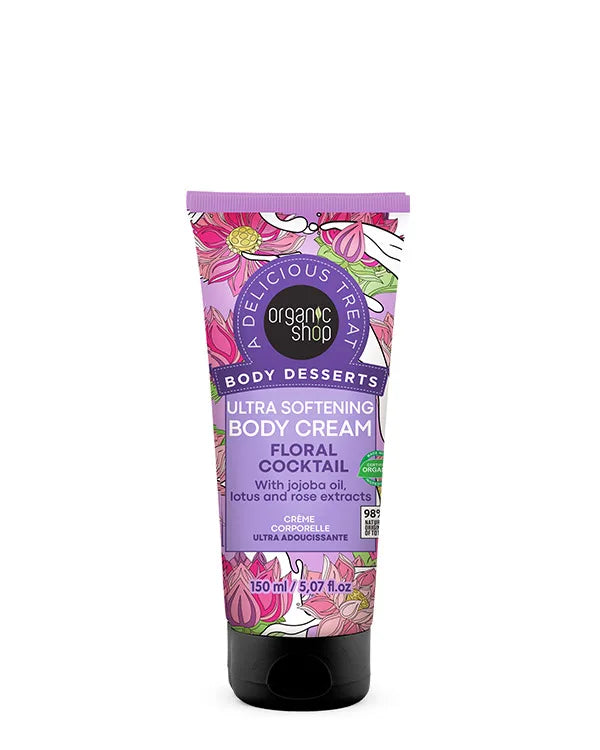 Organic Shop Body Desserts Κρέμα Σώματος Floral Cocktail 150ml
