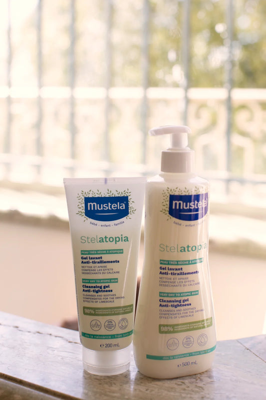 Stelatopia Anti-tightness Cleansing Gel Mustela Αφροντούς για Σώμα & Μαλλιά Κατά της Αίσθησης Τραβήγματος 200ml