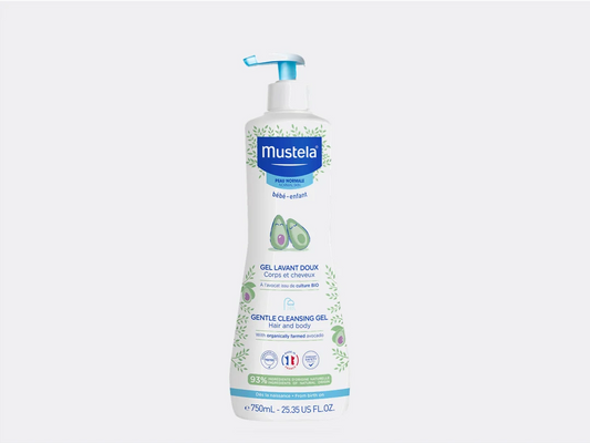 Gentle Cleansing Gel Mustela Απαλό αφροντούς για σώμα και μαλλιά 750 ml