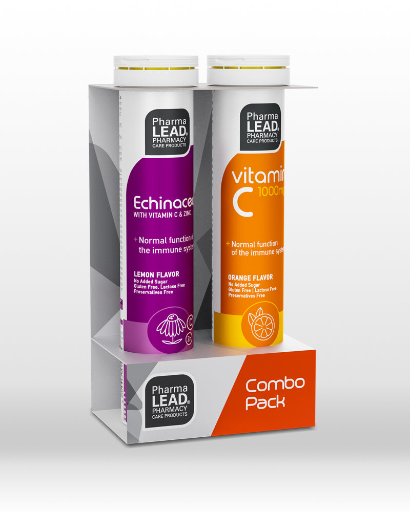 Pharmalead Echinacea 20 αναβράζοντα δισκία και Vitamin C 1000mg 20 αναβράζοντα δισκία