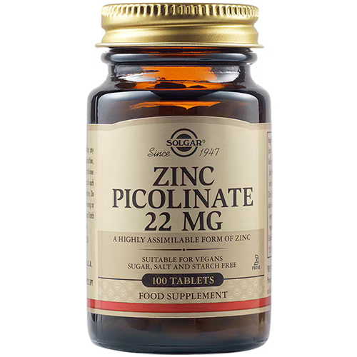 Solgar Zinc Picolinate 22 mg