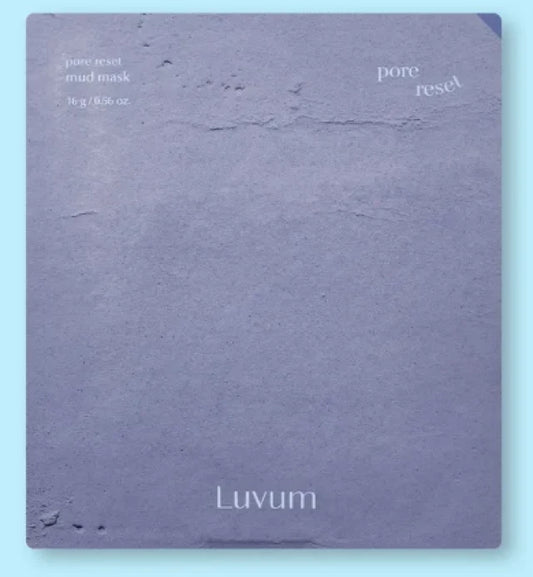 Luvum Pore Reset Mud Mask Υφασμάτινη Μάσκα κατά των ανοιχτών πόρων