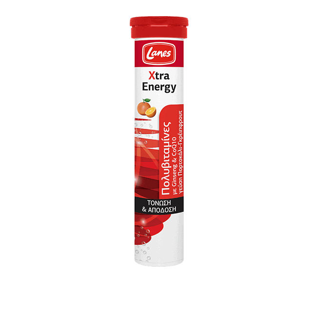 Lanes Xtra Energy 20 αναβράζοντα δισκία