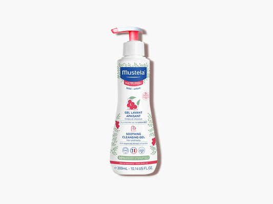 Soothing Cleansing Gel Mustela Καταπραϋντικό-Ενυδατικό Αφροντούς για Μαλλιά και Σώμα 300ml