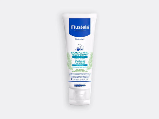 Soothing Chest Rub Μustela Κρέμα Εντριβής Στήθους 40ml