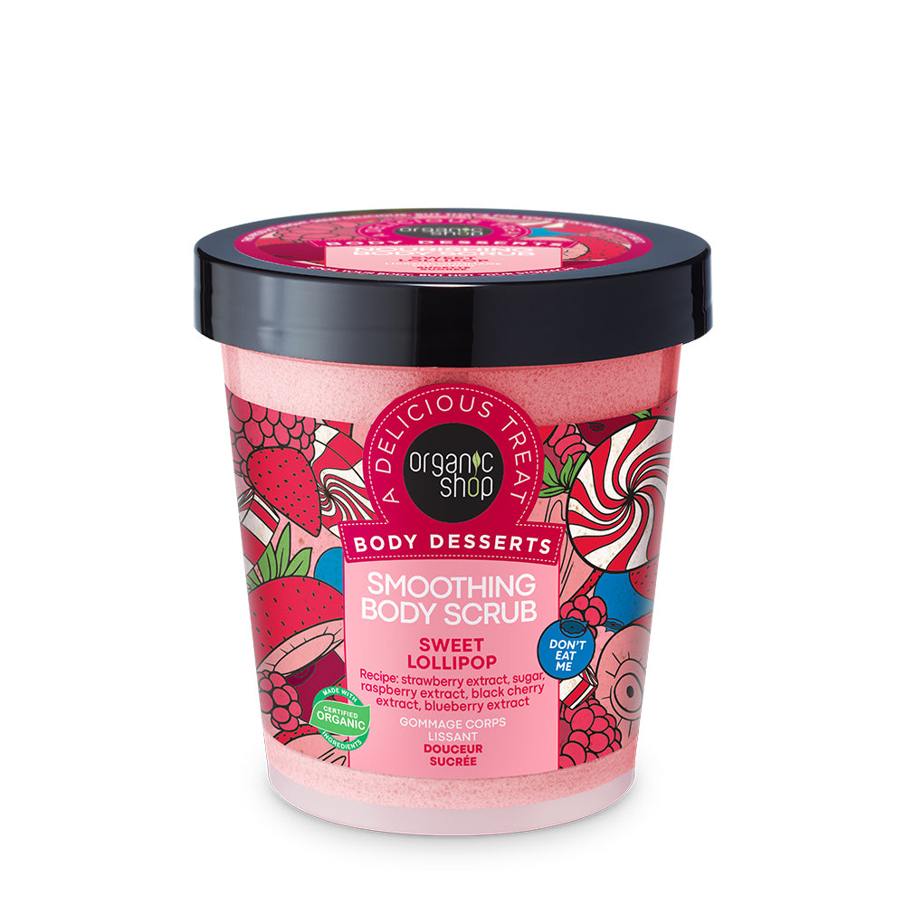 Organic Shop Scrub Σώματος Body Desserts Sweet Lollipop, 450ml