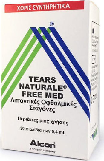 Alcon Tears Naturale Free Med Οφθαλμικές Σταγόνες 30x0.4ml