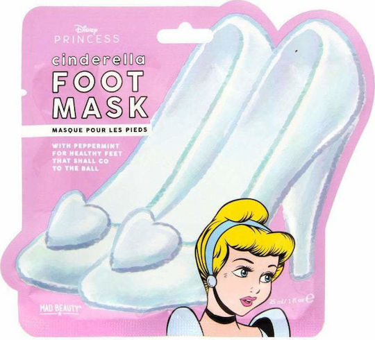 Mad Beauty Cinderella Μάσκα Ενυδάτωσης για Πόδια 1 Ζευγάρι