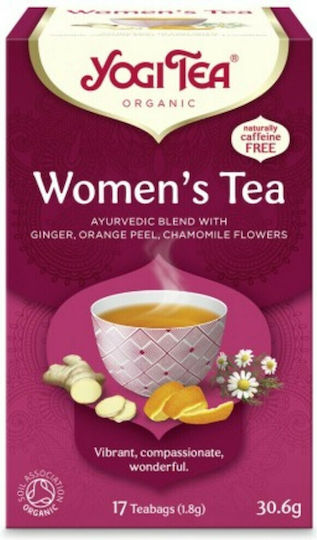 Yogi Tea Women's Tea Μείγμα Βοτάνων Βιολογικό Προϊόν 17 Φακελάκια 30.6gr
