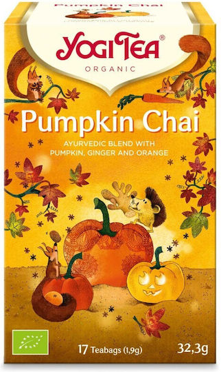 Yogi Tea Τσάι Pumpkin Chai 17 Φακελάκια 32.gr