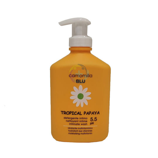 Camomilla Blu Tropical Papaya Υγρό Καθαρισμού ευαίσθητης περιοχής pH 5.5.