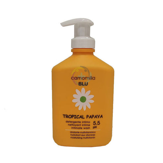 Camomilla Blu Tropical Papaya Υγρό Καθαρισμού ευαίσθητης περιοχής pH 5.5.