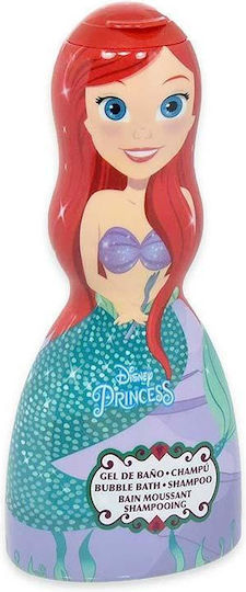 Παιδικό Αφρόλουτρο & Σαμπουάν Princess Ariel 2 in 1 σε Μορφή Gel 250ml