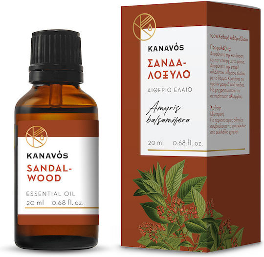 KANAVOS Σανδαλόξυλο αιθέριο έλαιο 20 ml