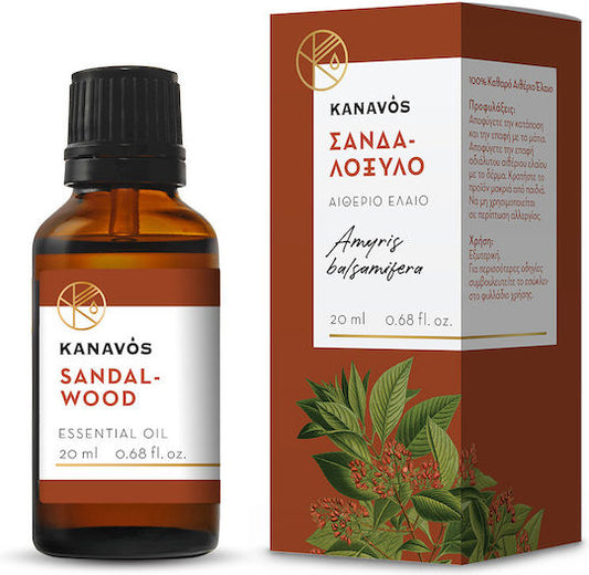 KANAVOS Σανδαλόξυλο αιθέριο έλαιο 20 ml