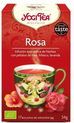 Yogi Tea Yogi Τριαντάφυλλο Βιολογικό Προϊόν 17 Φακελάκια 30.6gr