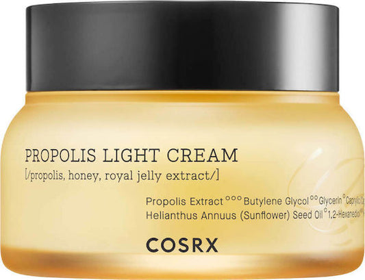 Cosrx Full Fit Propolis Light Κρέμα Προσώπου για Ενυδάτωση, Αντιγήρανση & Λάμψη 65ml