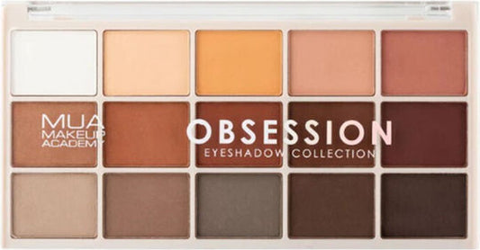 MUA Παλέτα με Σκιές Ματιών Matte σε Στερεή Μορφή Obsession 12gr