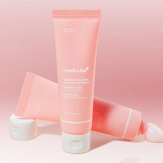 Medicube PDRN Pink Hyaluronic Moisturizing cream  Ενυδατική κρέμα προσώπου με PDRN  και Υαλουρονικό οξύ 50 ml