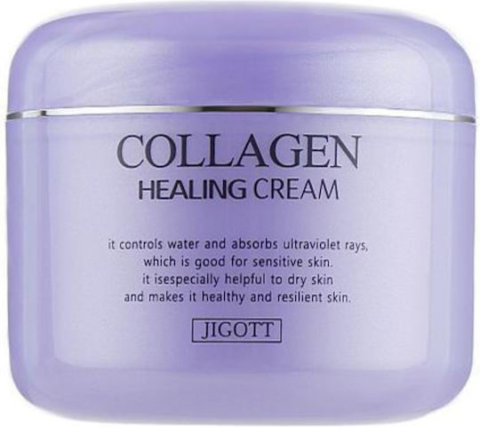 Jigott Collagen Healing Ενυδατική Κρέμα Προσώπου με Κολλαγόνο & Aloe Vera 100ml