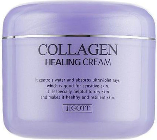 Jigott Collagen Healing Ενυδατική Κρέμα Προσώπου με Κολλαγόνο & Aloe Vera 100ml