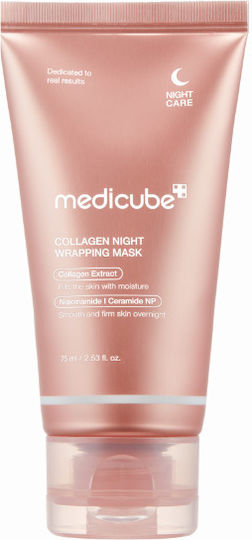 Medicube Collagen Night Wrapping Peel Off Μάσκα Προσώπου Νύχτας για Σύσφιξη / Ενυδάτωση / Λάμψη 75ml