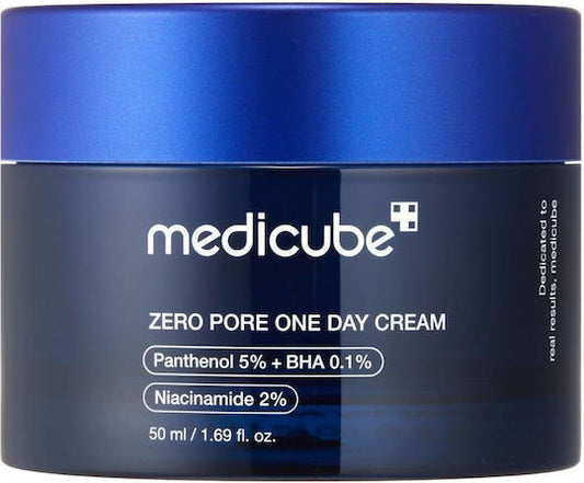 Medicube Zero Pore One 24ωρη Κρέμα Προσώπου Ημέρας για Ενυδάτωση, Λάμψη & Ρύθμιση Λιπαρότητας με Panthenol 5%+Bha 0.1%+Niacinamide 2% 50ml