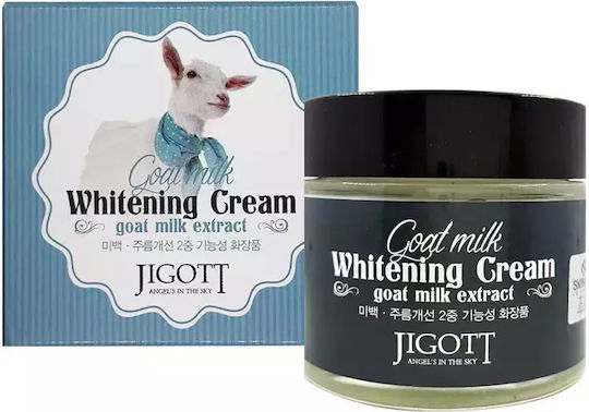 Jigott Goat Milk Κρέμα Προσώπου για Αντιγήρανση, Λεύκανση & Λάμψη 70ml
