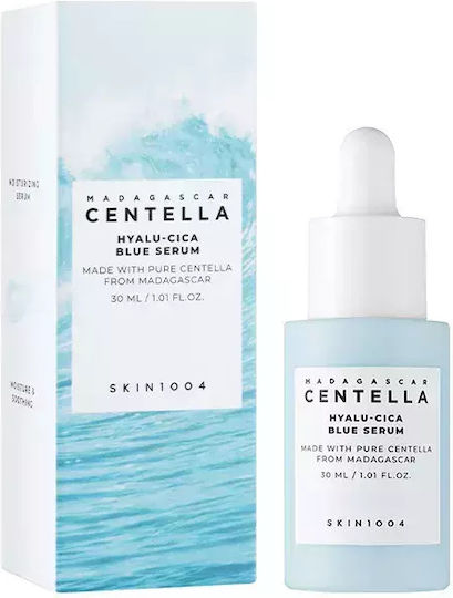 SKIN 1004 Hyalu-Cica blue serum ενυδατικός ορός προσώπου με υαλουρονικό οξύ, νιασιναμίδη και centella asiatica